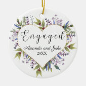 Verlobt Keramik Ornament (Vorne)
