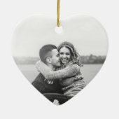 Verlobt Minimalistisch Keramik Ornament (Hinten)