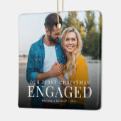 Verlobt | MINIMALISTISCHES FOTO Keramikornament (Links)