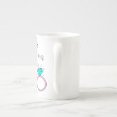 Verlobt? Porzellantasse (Rückseite)