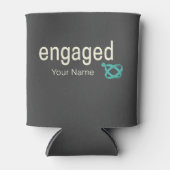 Verlobt Rings Couples Bachelor Party oder Hochzeit Dosenkühler (Vorderseite)