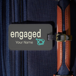 Verlobt Rings Couples Bachelor Party oder Hochzeit Gepäckanhänger