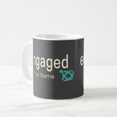 Verlobt Rings Couples Bachelor Party oder Hochzeit Kaffeetasse (Vorderseite Links)