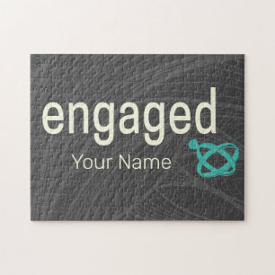 Verlobt Rings Couples Bachelor Party oder Hochzeit Puzzle