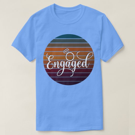 Verlobt T-Shirt (Design vorne)