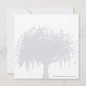 Verlobte Ankündigung Datum freihalten: lila (Rückseite)