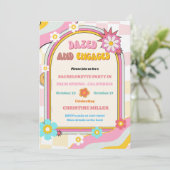 Verlobte Bachelorette Wochenendreise Einladung (Stehend Vorderseite)