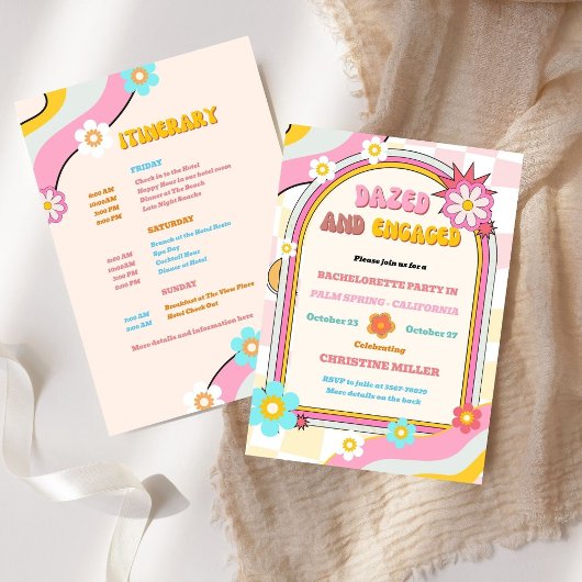 Verlobte Bachelorette Wochenendreise Einladung