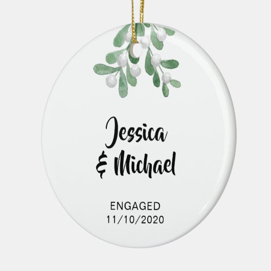 Verlobte Benutzerdefiniert Keramik Ornament (Links)