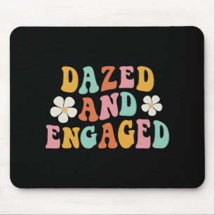 Verlobte Blume Groovy Bachelorette Teil Mousepad