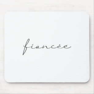 Verlobte Braut Brautjungfer Bräutigam Junggesellin Mousepad