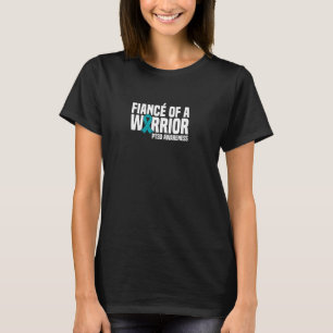 Verlobte eines Aquamarinen Brett-Bretter-Bretter-B T-Shirt