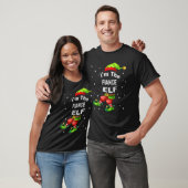 Verlobte Elf Matching Familiengruppe Weihnachten P T-Shirt (Unisex)