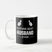 Verlobte Future Best Husband aller Zeiten als Gesc Kaffeetasse (Links)