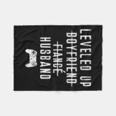 Verlobte Husband-Leveling für Videospiel Fleecedecke (Vorderseite (Horizontal))