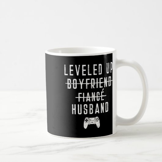 Verlobte Husband-Leveling für Videospiel Kaffeetasse (Rechts)