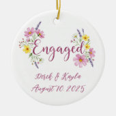 VERLOBTE KERAMIK KERAMIK ORNAMENT (Vorne)