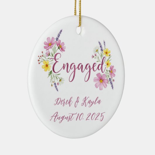 VERLOBTE KERAMIK ORNAMENT (Rechts)