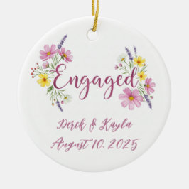 VERLOBTE KERAMIK ORNAMENT