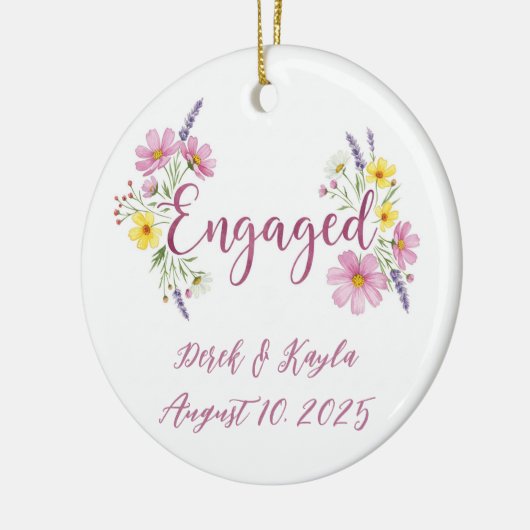 VERLOBTE KERAMIK ORNAMENT (Links)