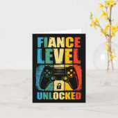Verlobte-Level-Unlock-Wedding-Gamer-Groom zu Bl Karte (Gelbe Blume)