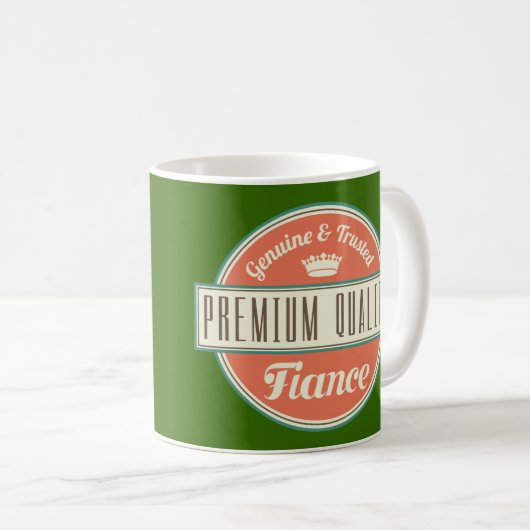 Verlobte-(lustiges) Geschenk Kaffeetasse (VorderseiteRechts)
