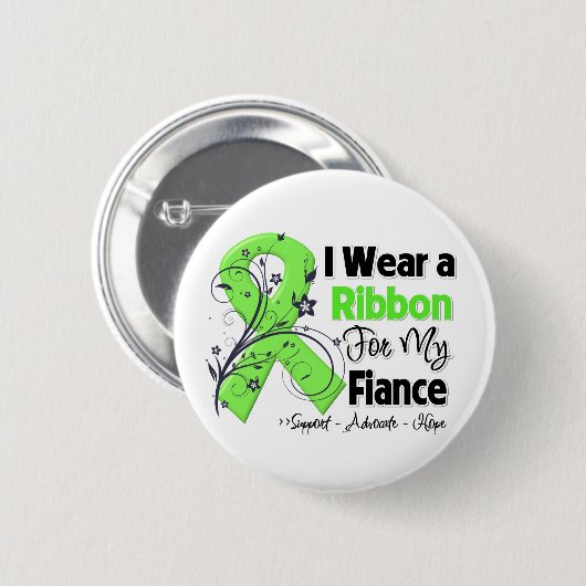Verlobte - Lymphoma Ribbon Button (Vorne & Hinten)