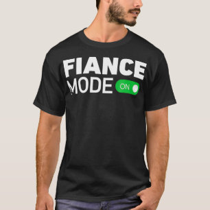 Verlobte-Modus auf Soontobe verheiratetes Paar T-Shirt