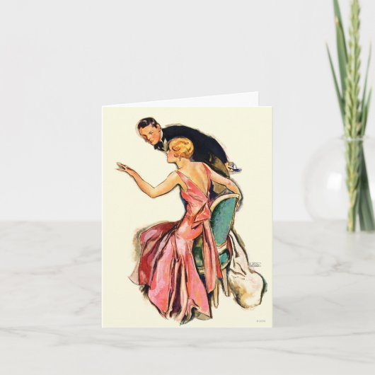 Verlobte Paare Ankündigung (Vorderseite)