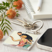 Verlobte Paare Schlüsselanhänger (Vorderseite rechts)