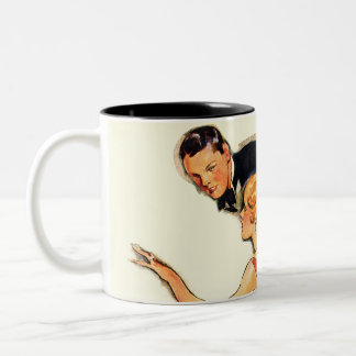 Verlobte Paare Zweifarbige Tasse