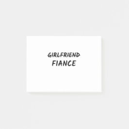 Verlobte Post-it Klebezettel