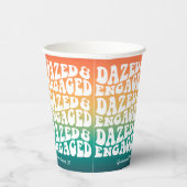 Verlobte Retro-Engagement-Partei Pappbecher (Rechts)