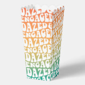 Verlobte Retroglühung Geschenkschachtel (Vorderseite)