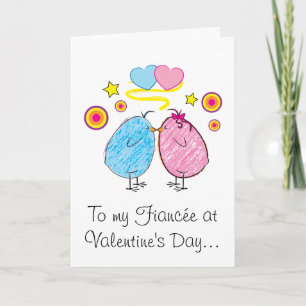 Verlobte Valentine's Card Feiertagskarte