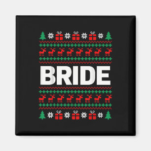 Verlobte Verheiratete Paare Ugg Weihnachts-Sweater Magnet