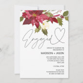 Verlobte Weihnachtsparty Einladung (Vorderseite)