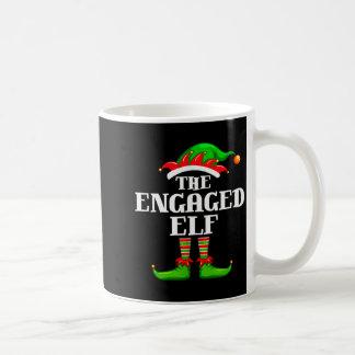 Verlobter Elf passend zur Familiensgruppe Weihnach Kaffeetasse
