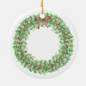 Verlobter Eukalyptus-Ornament Keramik Ornament (Hinten)