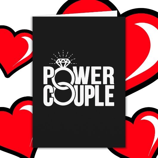 Verlobter Verheirateter Power Ehepaar Hochzeitstag Karte