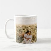 Verlobtes Foto zu Weihnachten Kaffeetasse (Links)