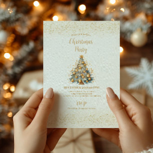 Verlobtes Gold Feiertagskarte