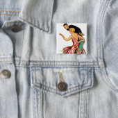 Verlobtes Paar Button (Beispiel)