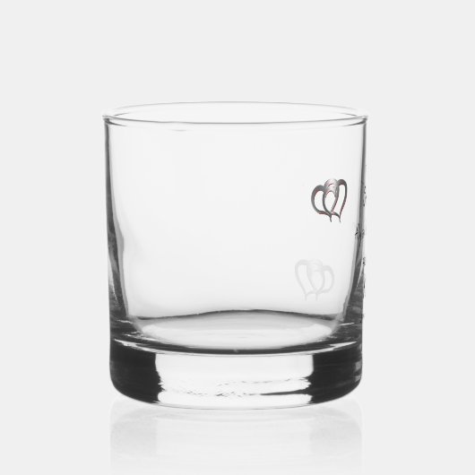 Verlobtes Paar, das den Knoten bindet Whiskyglas (Rechts)