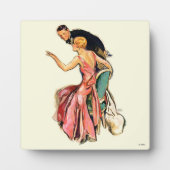 Verlobtes Paar Fotoplatte (Vorderseite)