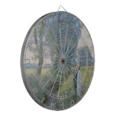 Verlobtes Paar (Hochzeit und Ehe) (Verlobung) Dartscheibe (Vorderseite Links)