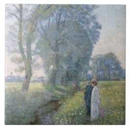 Verlobtes Paar (Hochzeit und Ehe) (Verlobung) Fliese