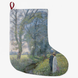 Verlobtes Paar (Hochzeit und Ehe) (Verlobung) Großer Weihnachtsstrumpf