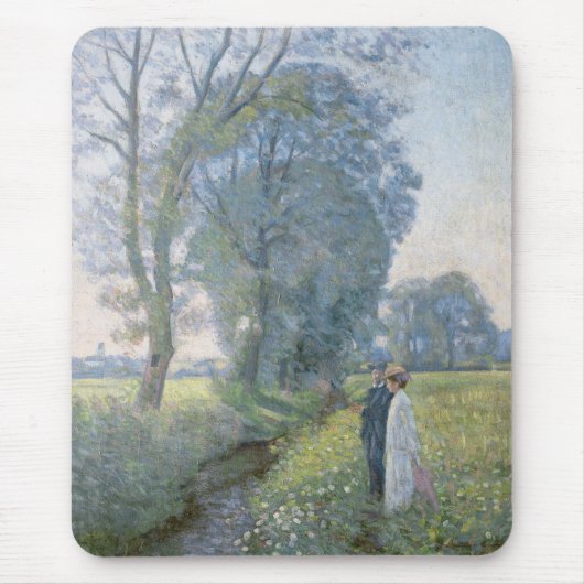 Verlobtes Paar (Hochzeit und Ehe) (Verlobung) Mousepad (Vorne)