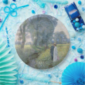 Verlobtes Paar (Hochzeit und Ehe) (Verlobung) Pappteller (Party)